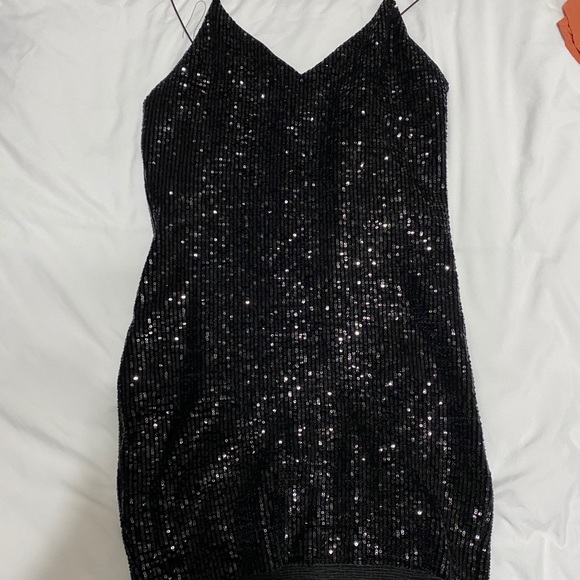 Mini sequin dress - Picture 1 of 4